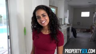PropertySex - Blindfolded Fiancee Surprised with Dream House 4
