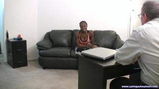 4K/ Ebony Babe Unee Sucks and Fucks me to try and Enter the Porn Industry! 3