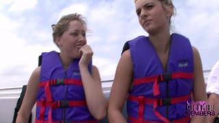 Two Hot Blondes Parasail Naked on Spring Break Pt 1