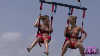 Two Hot Blondes Parasail Naked on Spring Break Pt 2 5