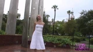 Natasha Nice Wild Blonde Gets Buck Naked in the Middle of Downtown Tampa SwingLifestyle - 1
