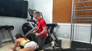 Teen Mackenzie Mace Tests out her Endurance W/ Personal Trainers Huge Cock 3
