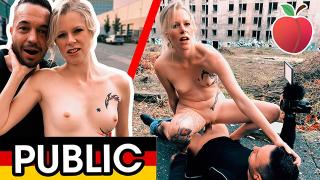 GERMAN BABE Drives NAKED in RUSH HOUR to FUCK DATE! Claudia Swea Dates66 1