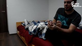 Small Feet Tickling and Sensual Foot Rubbing (foot Fetish, Foot Worship) 3
