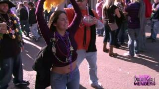 Big Glorious Tits Flashed on Bourbon St during Mardi Gras 11