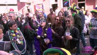 Big Glorious Tits Flashed on Bourbon St during Mardi Gras 4