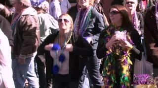 Big Glorious Tits Flashed on Bourbon St during Mardi Gras 7