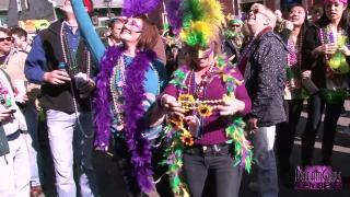 Big Glorious Tits Flashed on Bourbon St during Mardi Gras 9