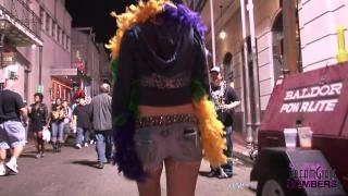 Big Natural Tits Flashed by Party Girls at Mardi Gras 2