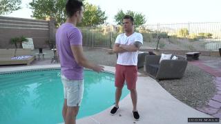 IconMale-Pool Boy Brandon Takes a Big Cock up the Ass from Nic 1