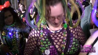 Exhibitionist Wives & Girlfriends Show it all at Mardi Gras 2