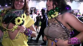 Hot Legit Girl next Door Types Expose Tits Ass & Pussy at Mardi Gras 2