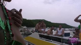 College Teens Party Naked on a Boat in the Ozarks 3