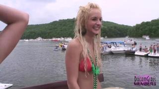 Naked Party in the Ozarks with Hot Girls Making out 11