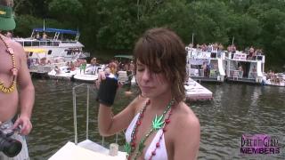 Naked Party in the Ozarks with Hot Girls Making out 1