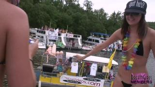 Wild College Teens Party Buck Naked at Lake of the Ozarks 10