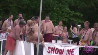 Wild College Teens Party Buck Naked at Lake of the Ozarks 11