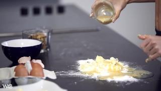W4B Super Hot Naked Blonde NANCY a Cooking Sweets 4