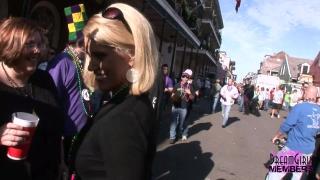 Daytime Party Girls Earn Beads for Boobs at Mardi Gras 5