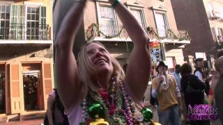 Mardi Gras is a Paradise for Hot Exhibitionist Wives & Girlfriends 1