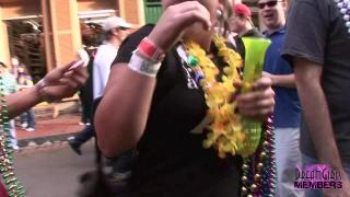 Mardi Gras is a Paradise for Hot Exhibitionist Wives & Girlfriends 2