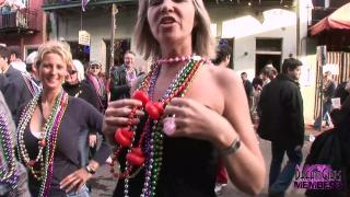 Mardi Gras is a Paradise for Hot Exhibitionist Wives & Girlfriends 3