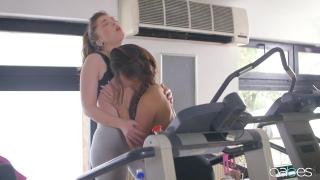 BABES-COM - two Sexy Babes Alisha Rage & Alexi Star get Horny at the Gym 3