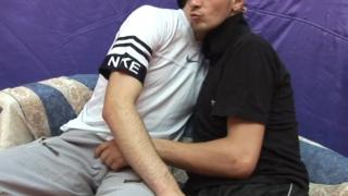 Hot Brunette Twink Gay Destroys his best Friend Tight Ass 1