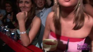 Sweet Upskirt Shots and Great Tits Flashed in Spring Break Bar 11