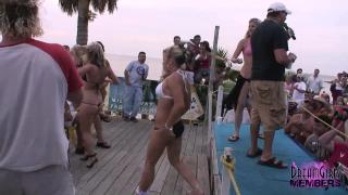 Normal Spring Break Bikini Contest Turns into Wild Freaky Sex Show Pt 2 12
