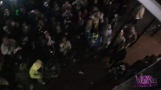 Awesome Big Tit Balcony Flashers at Mardi Gras 4