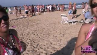 Texas Beach Party with Hot Bikini Clad Spring Breakers 11