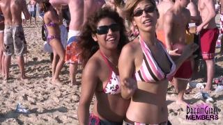 Texas Beach Party with Hot Bikini Clad Spring Breakers 5