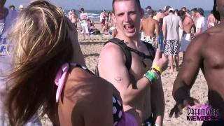 Texas Beach Party with Hot Bikini Clad Spring Breakers 7