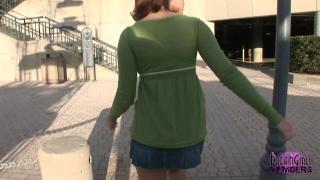 Leah Livingston Flashes her Big Natural Tits in Downtown Tampa 12