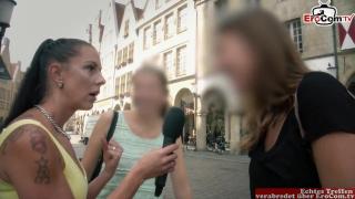 German Student Teen Public Pick up on Street for Real Porn Casting 1