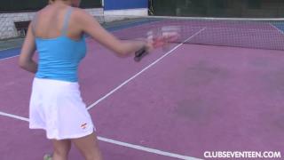 Tennis Babe Gets Pussy Licked and Fingered by her Coach for ClubSeventeen 1