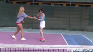 Tennis Babe Gets Pussy Licked and Fingered by her Coach for ClubSeventeen 2