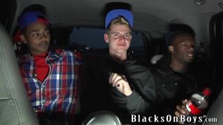 Sam Tyson Handles two Black Cocks 4