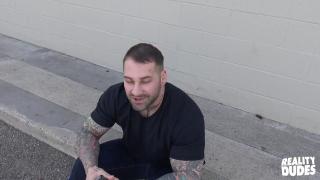RealityDudes: Tattooed Guy Fished from the Street and Fucked for some Cash 1