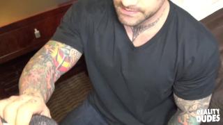 RealityDudes: Tattooed Guy Fished from the Street and Fucked for some Cash 9