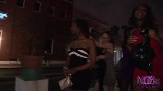 Interracial Party Girls Show Tits Ass & Pussy after the Club 4