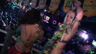 Big Tit Party Girls get Naked in new Orleans Night Club 1