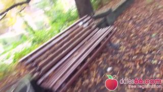 OLD MILF - almost GILF - got PUBLIC Park Bang in Berlin RUBINA Dates66 4