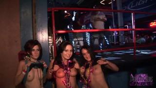 Spring Breakers Shake their Asses & Show their Tits at a Bar 1