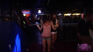 Spring Breakers Shake their Asses & Show their Tits at a Bar 6