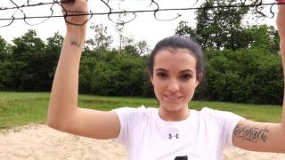 W4B Sporty Sapphira Outdoor Fingering Orgasm 12