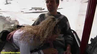 Stepdaughter Fucked at the Ski Lift 2