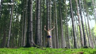 W4B Ukranian Mila Azul Fingering Orgasm in the Woods 4