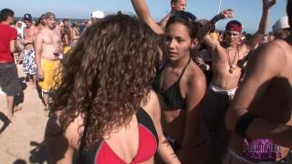 College Spring Breakers Party Hard at Texas Beach 2